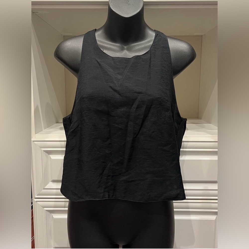 Silence + Noise Black tank top